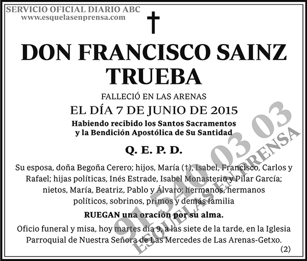 Francisco Sainz Trueba